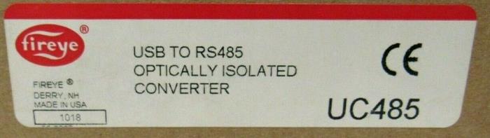 Fireye UC485 optically isolated USB to RS422/RS485 Converter