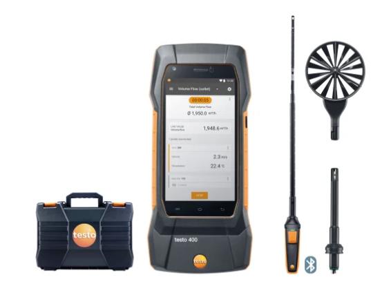 Testo Testo 400 Air Flow Kit with Hot Wire Probe