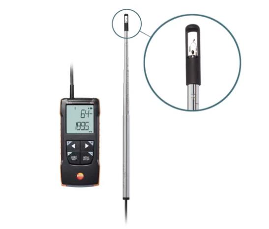 Testo Testo 425 - Digital Hot Wire Anemometer with App Connection